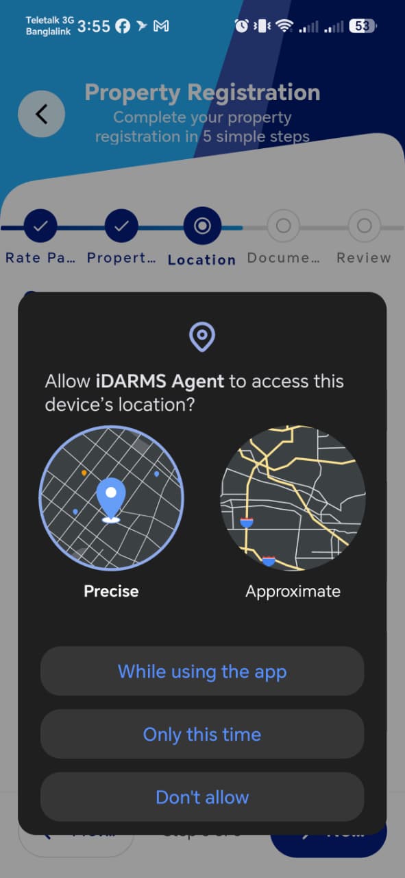 Step 3 — Location Permission