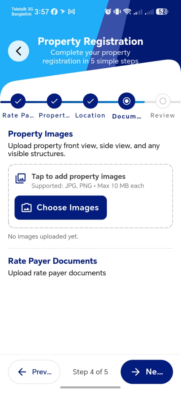 Step 4 — Documents
