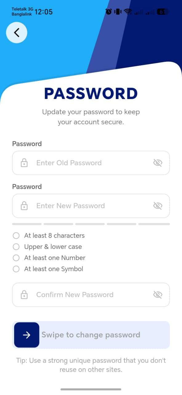 Change Password
