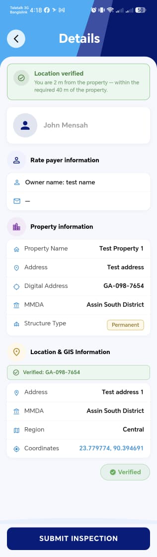 Inspection Details — After Verify
