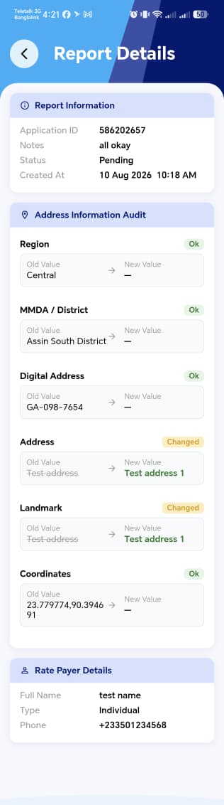 Report Details