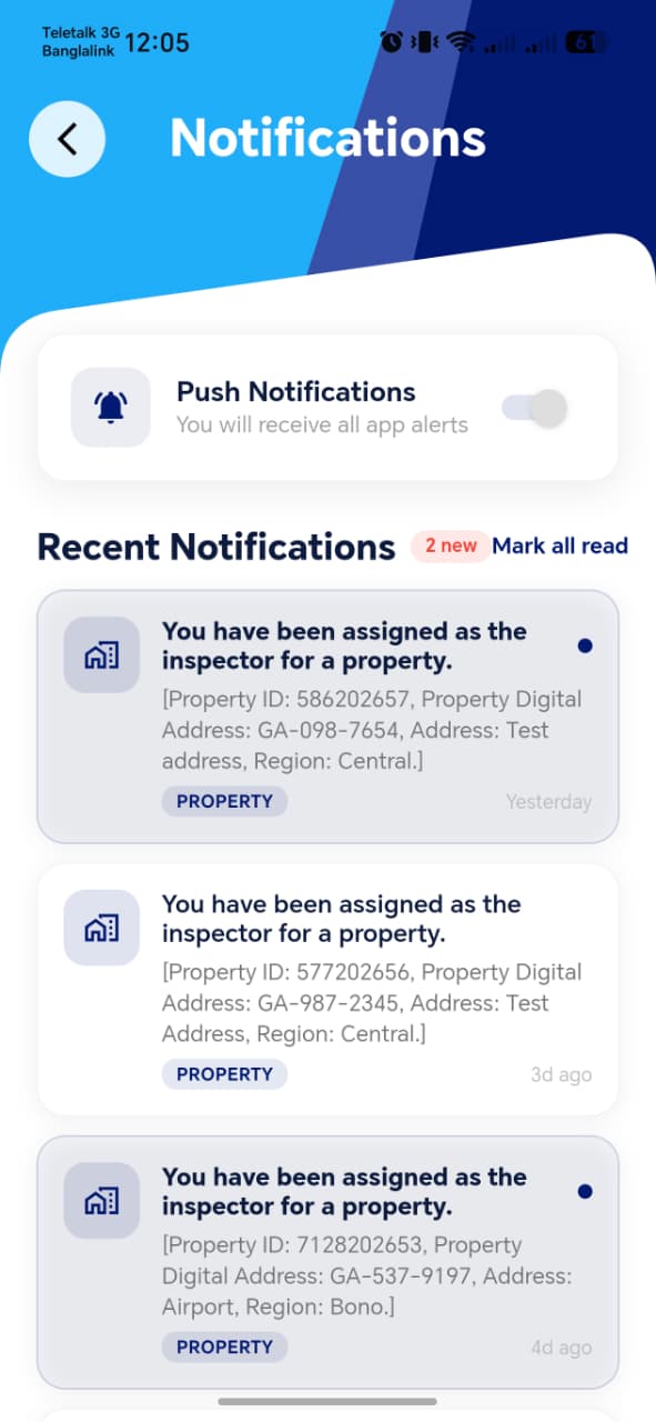 Notifications