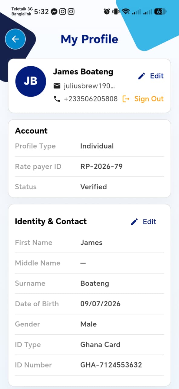 My Profile