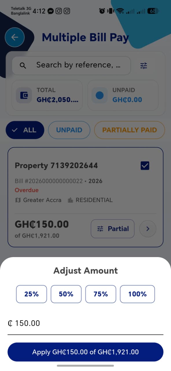 Adjust Amount